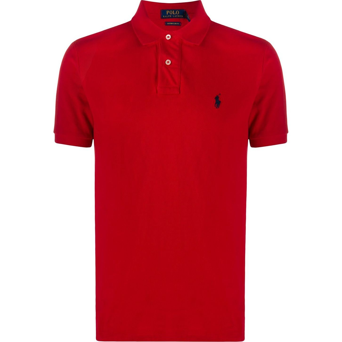 POLO RALPH LAUREN Palaidinės vyrams, Raudona, Embroidered polo shirt