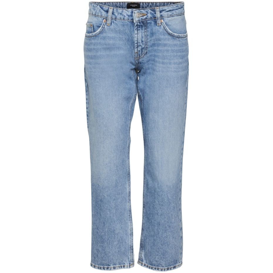 VERO MODA Tiesūs džinsai moterims, Mėlyna, VM90S LR STRAIGHT ANK 1