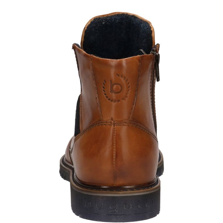 BUGATTI Aulinukai vyrams, Ruda, Caj Booties 3