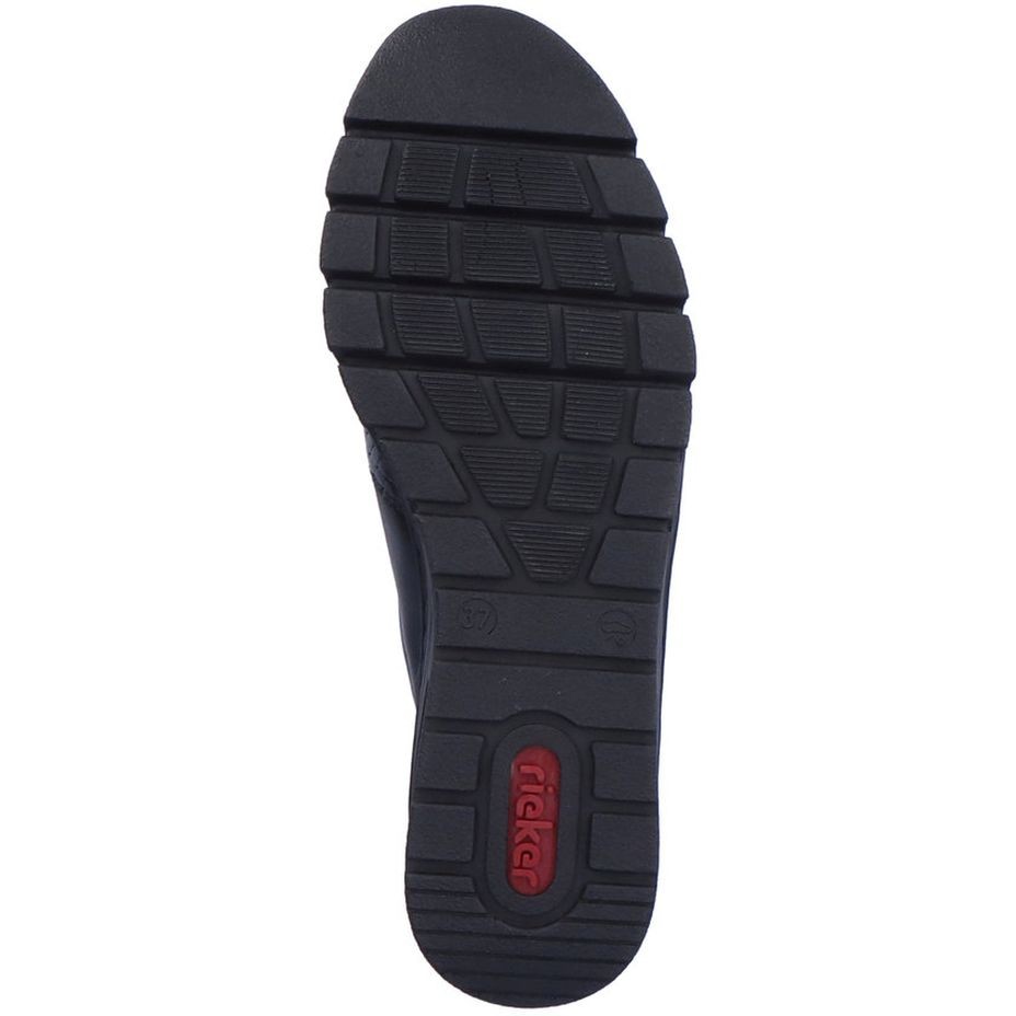 RIEKER Laisvalaikio bateliai moterims, Juoda, LEISURE 9