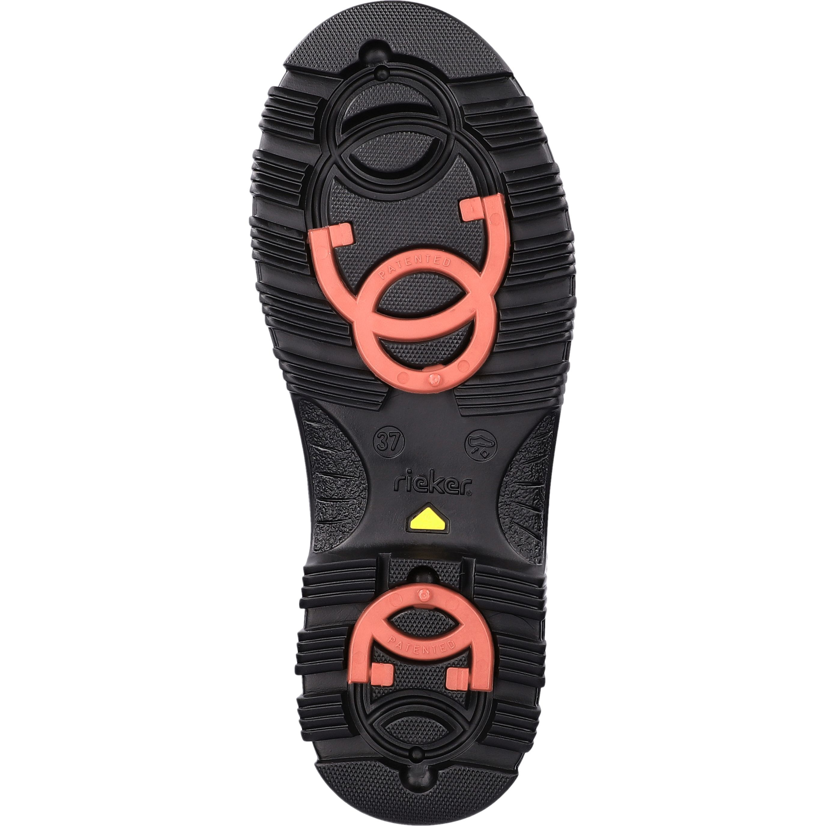 RIEKER Aulinukai moterims, Juoda, Ladies mid height boots 8