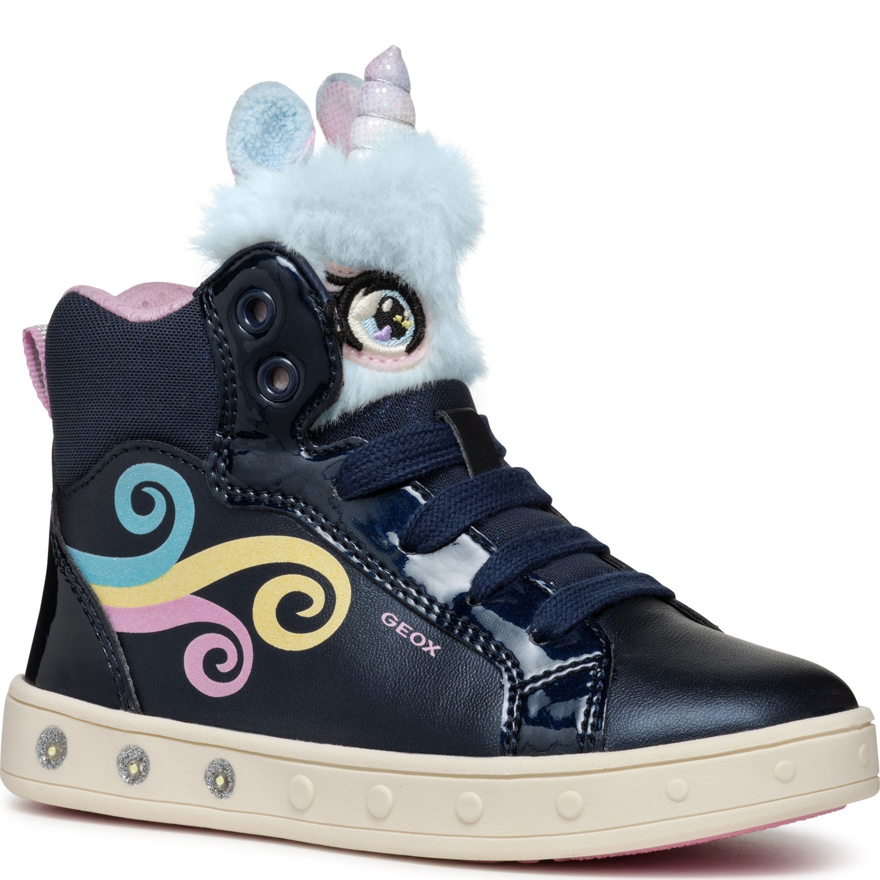 GEOX Aulinukai mergaitėms, Mėlyna, Skylin booties 1