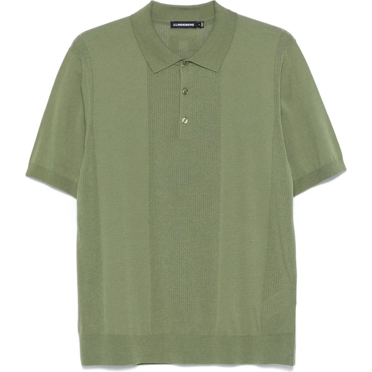 J.LINDEBERG Polo marškiniai trumpos rank. vyrams, Žalia, Reymond solid stripe polo