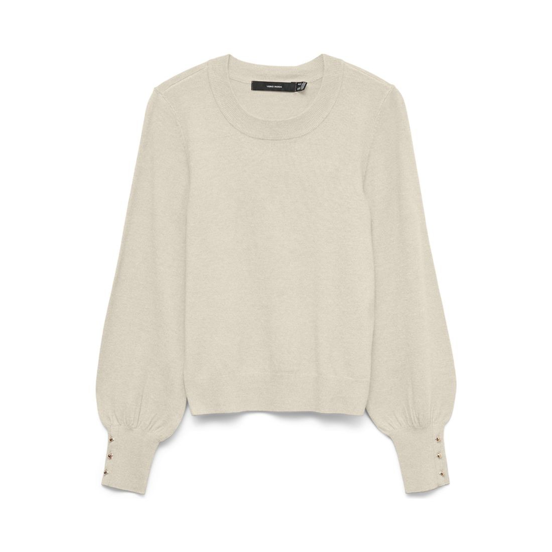 VERO MODA Megztinis moterims, Smėlio, Happy pullover