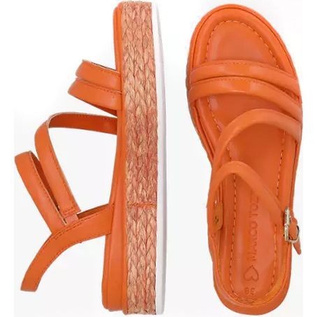MARCO TOZZI Basutės moterims, Oranžinė, SANDALS 3