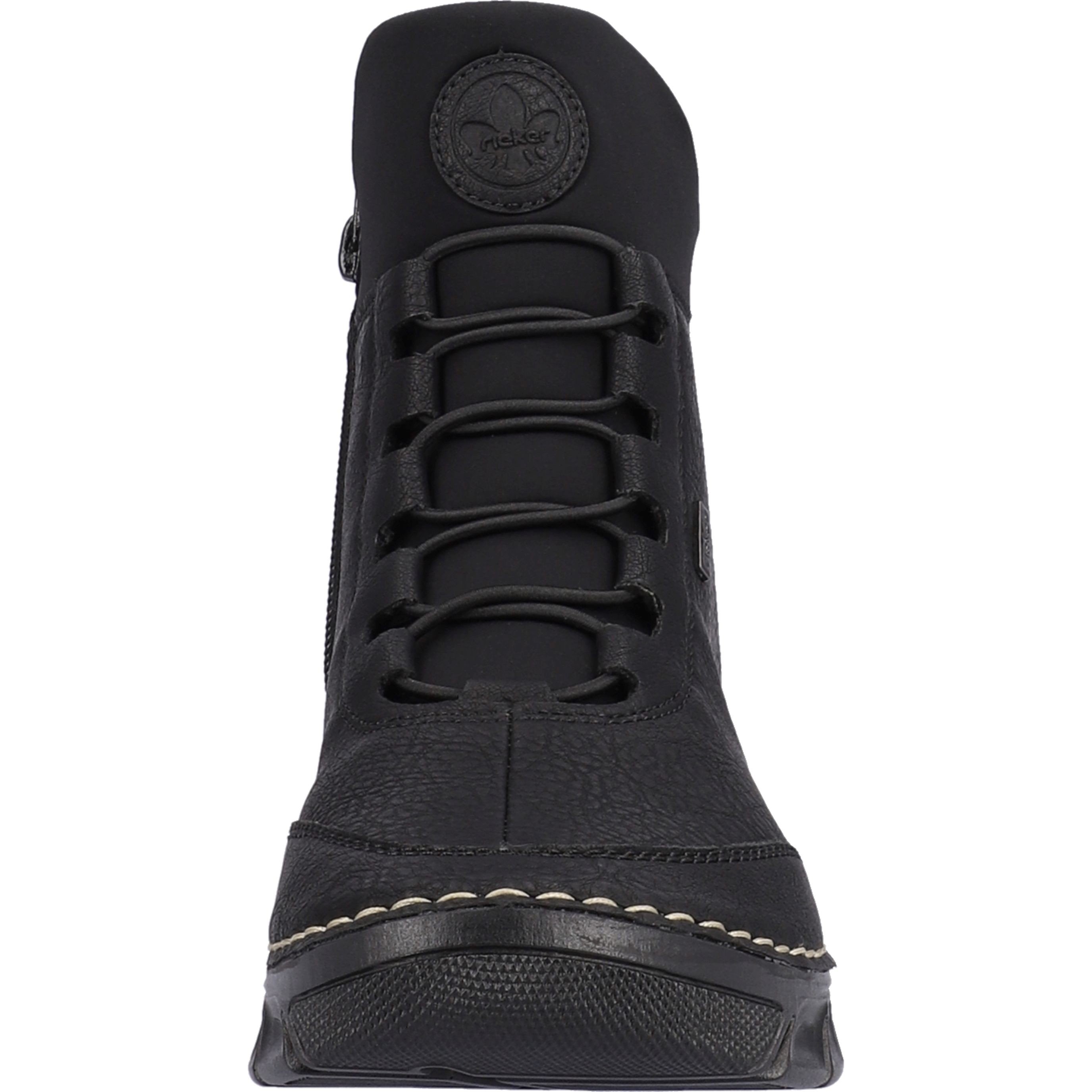 RIEKER Aulinukai moterims, Juoda, Ladies mid height boots 8