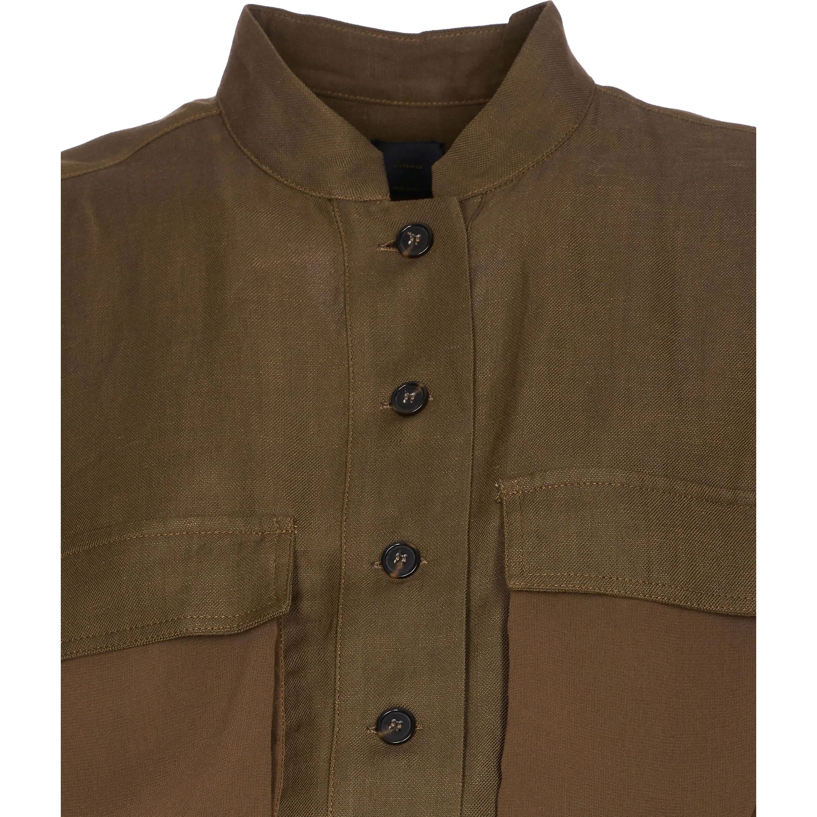 PINKO Midi suknelė moterims, Žalia, Benvenuto dress 4