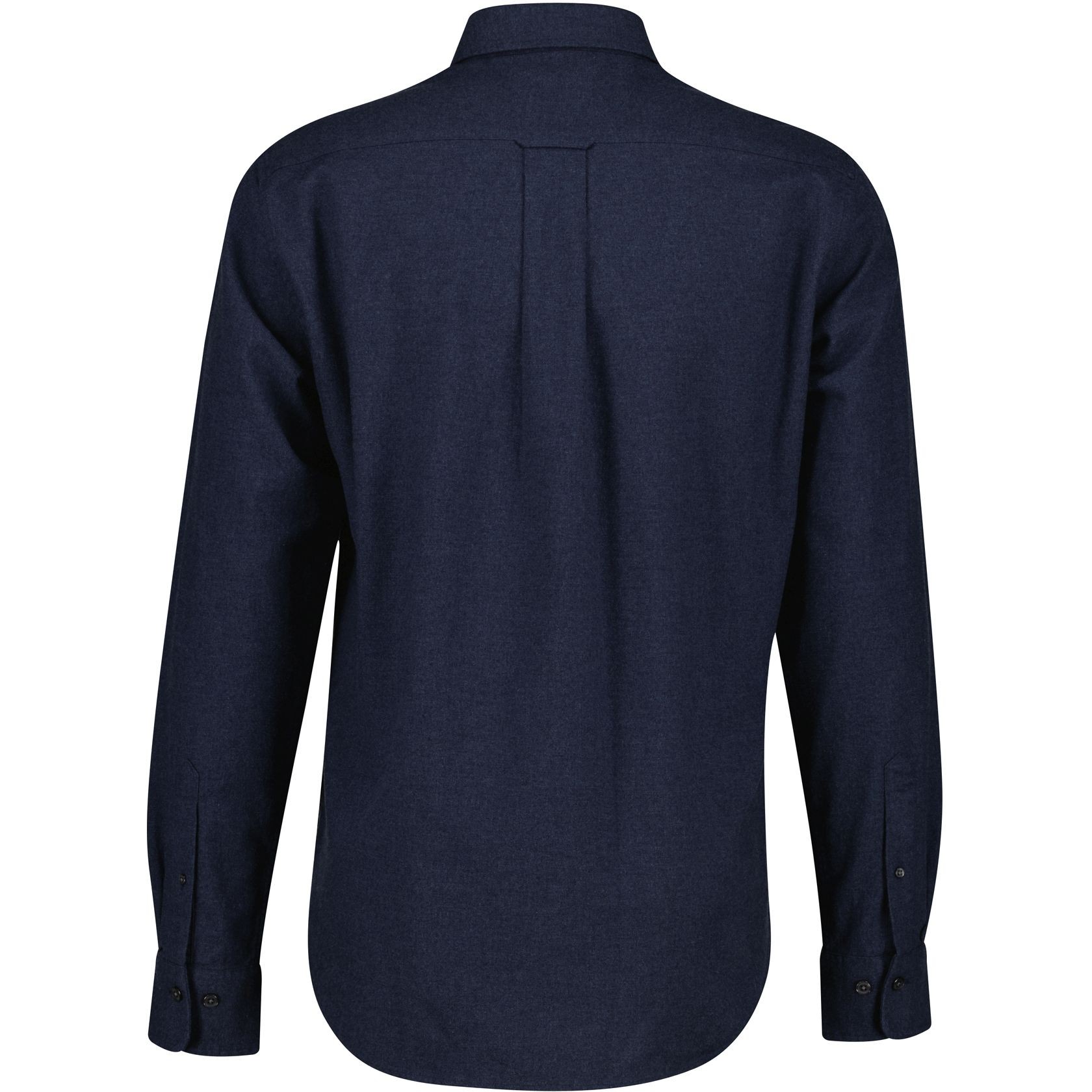 GANT Marškiniai ilgomis rankovėmis vyrams, Mėlyna, reg flannel melange shirt 2