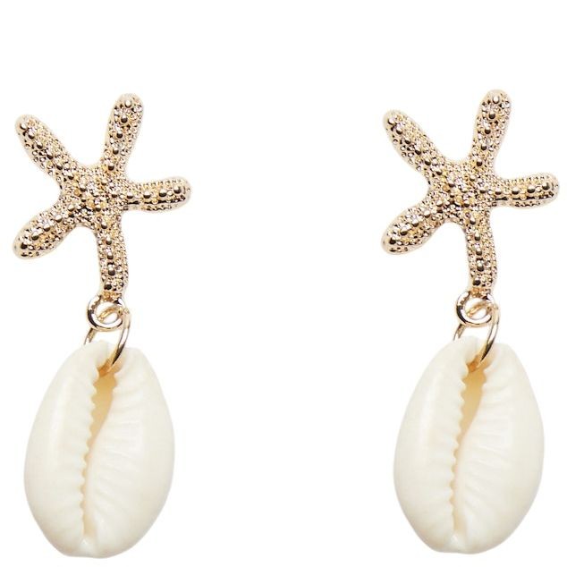 PIECES Auskarai moterims, Geltona, PCBRISA EARRING SWW