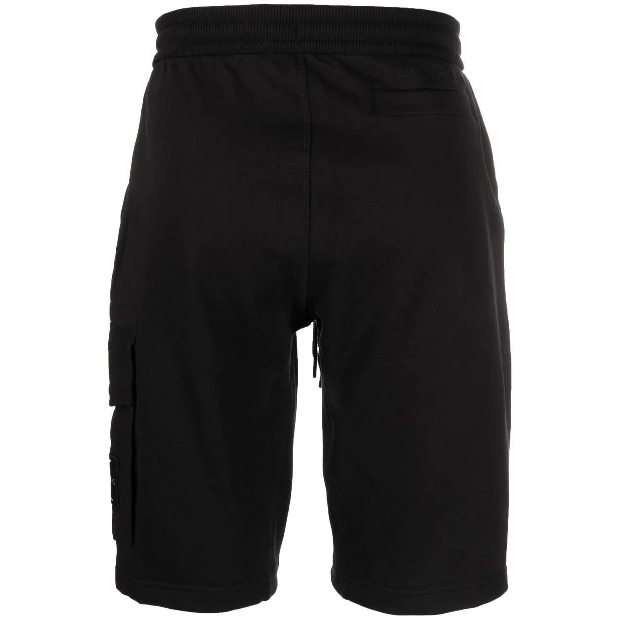 CALVIN KLEIN JEANS Šortai vyrams, Juoda, Monologo badge hwk short 2