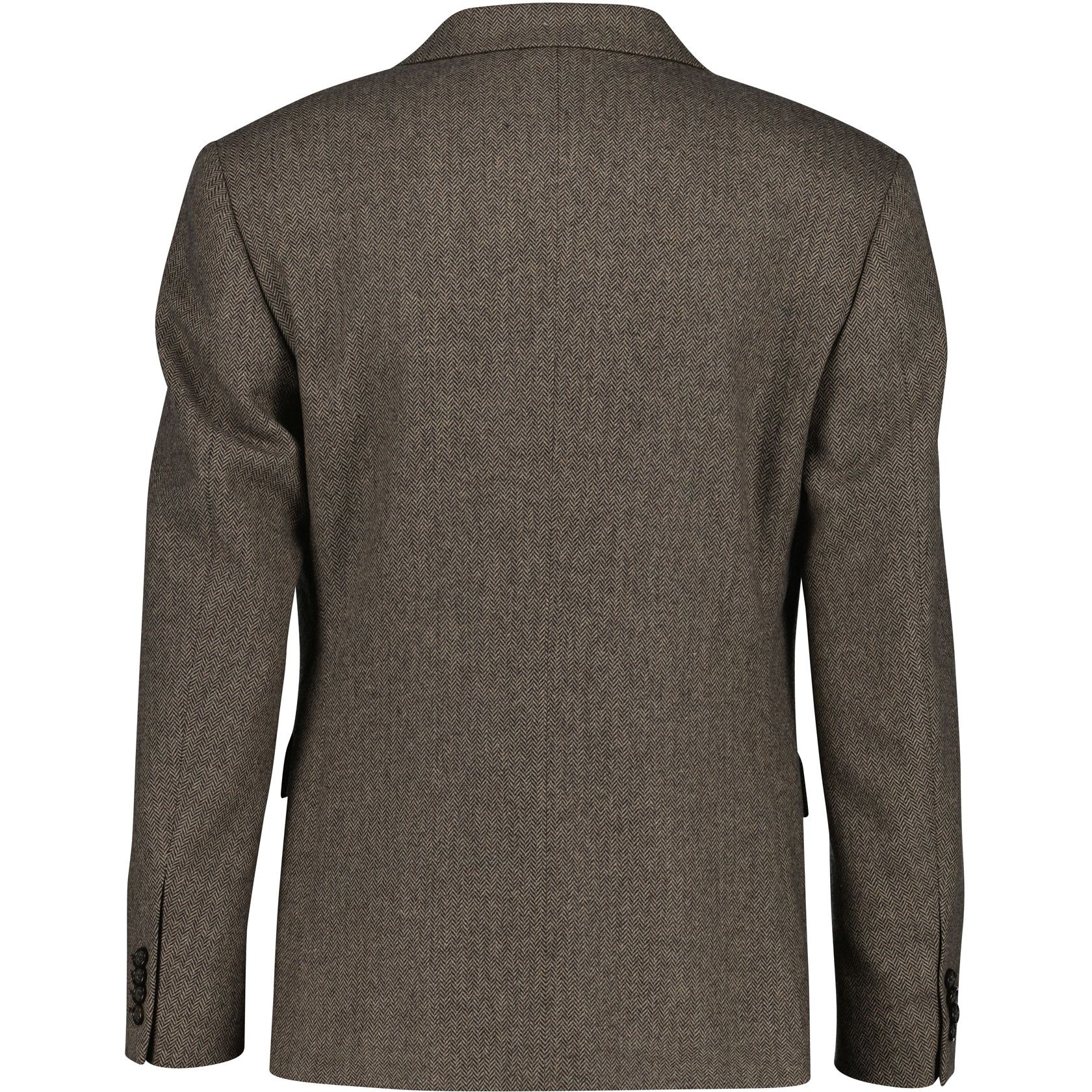 GANT Švarkas vyrams, Ruda, flannel herringbone suit 2