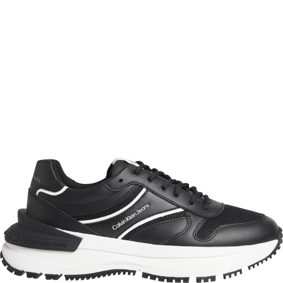 CALVIN KLEIN JEANS Sportiniai bateliai moterims, Juoda, CHUNKY SNEAKER RIBBON W 1