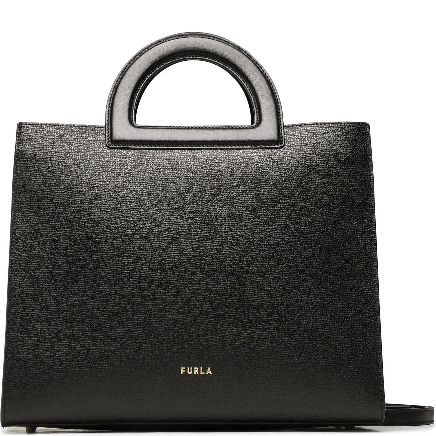FURLA Pirkinių krepšys moterims, Juoda, Furla dara m tote 1