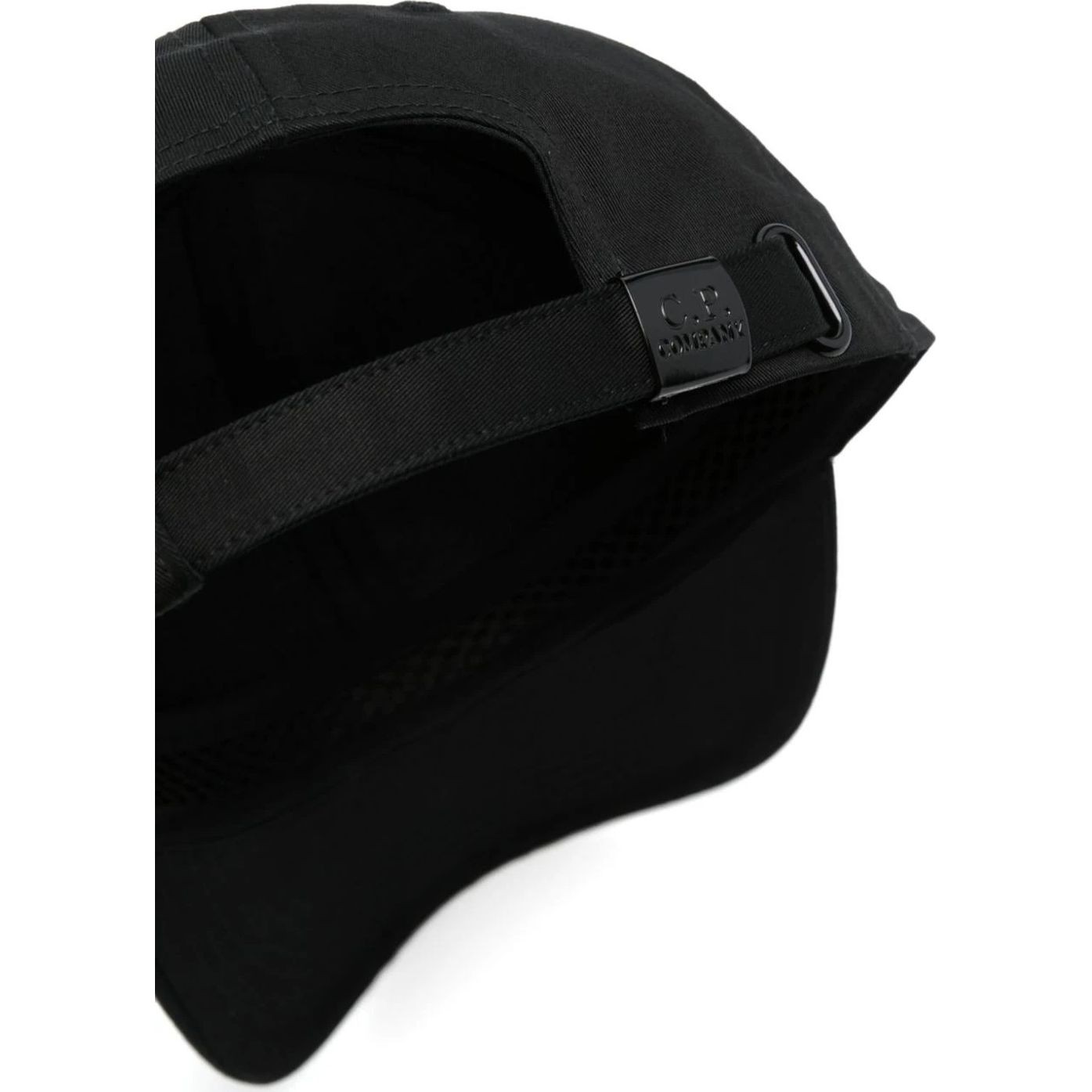 C.P. COMPANY Kepurė vyrams, Juoda, Gabardine logo cap 2