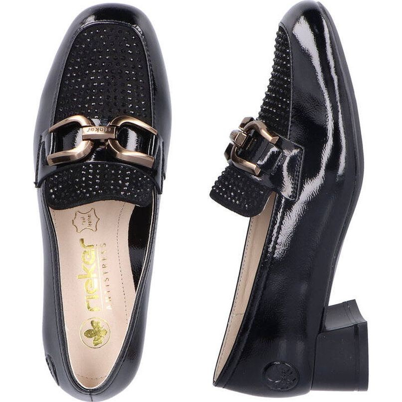 RIEKER Bateliai - moterims, Juoda, 45055/00 3