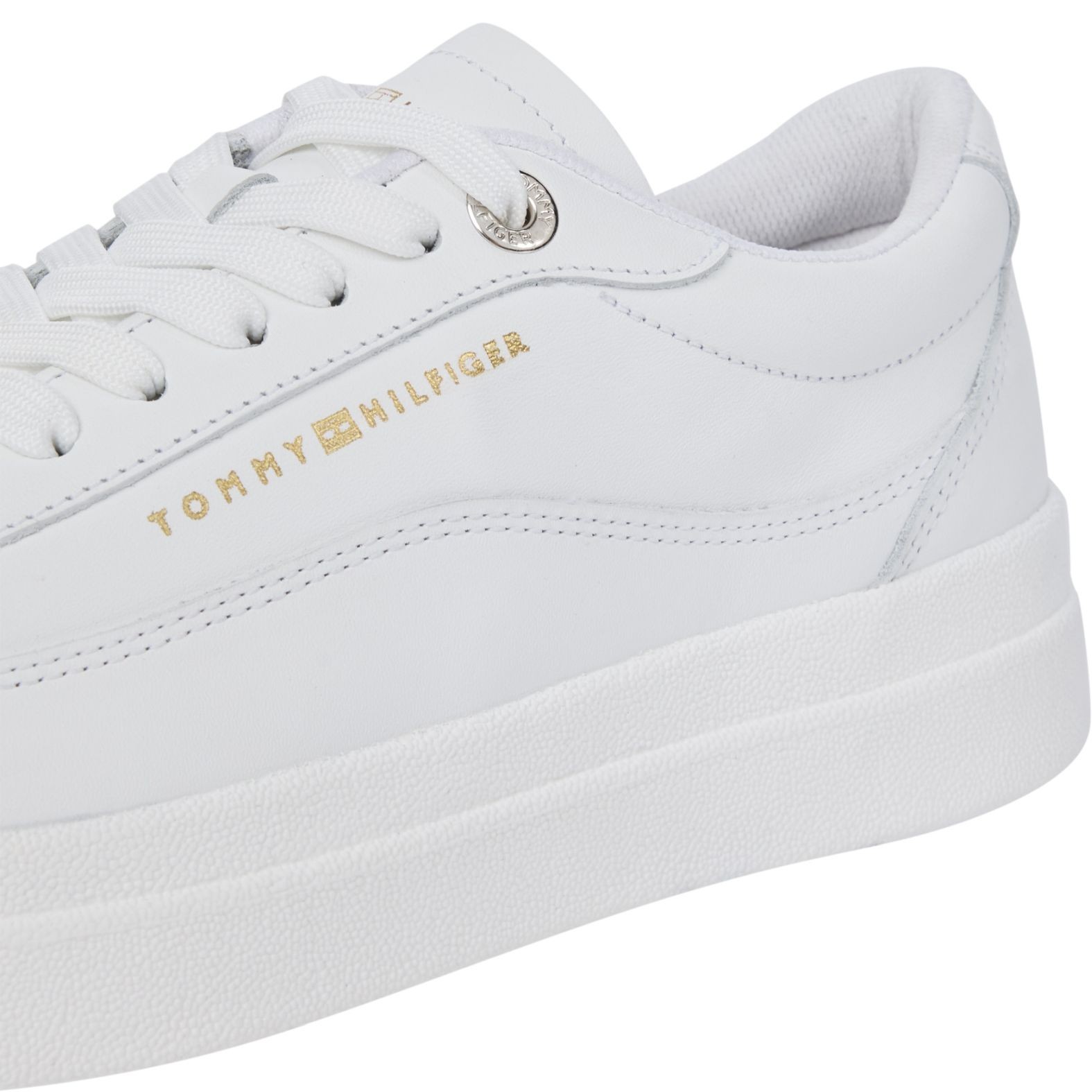 TOMMY HILFIGER Laisvalaikio bateliai moterims, Balta, Modern court sneaker 6