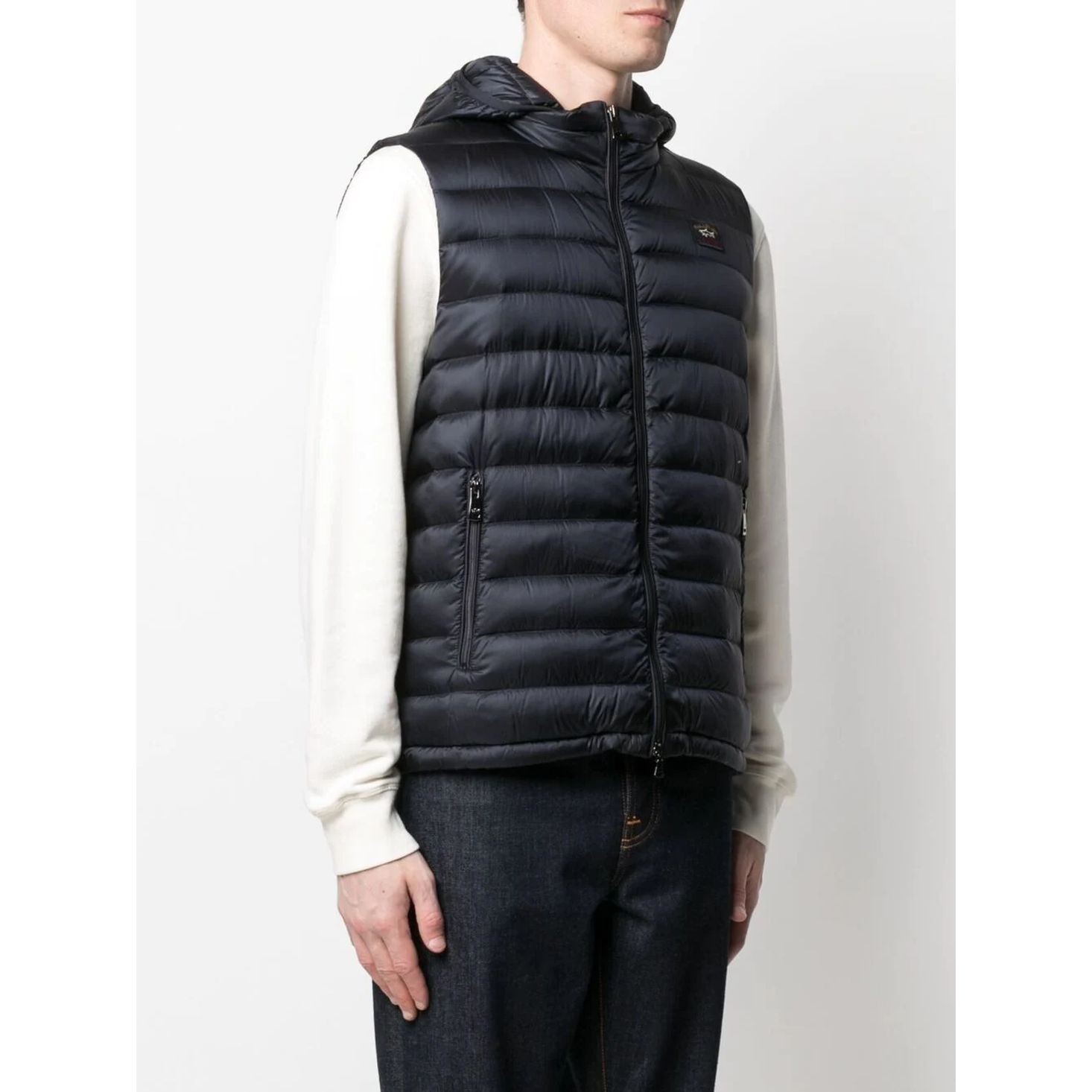 PAUL&SHARK Pūkinė striukė vyrams, Mėlyna, Down waistcoat 3