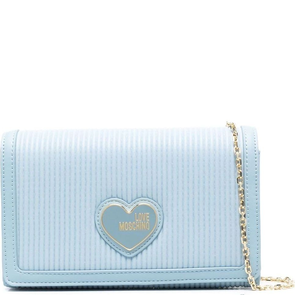 LOVE MOSCHINO Rankinė per petį moterims, Mėlyna, Crossbody 1