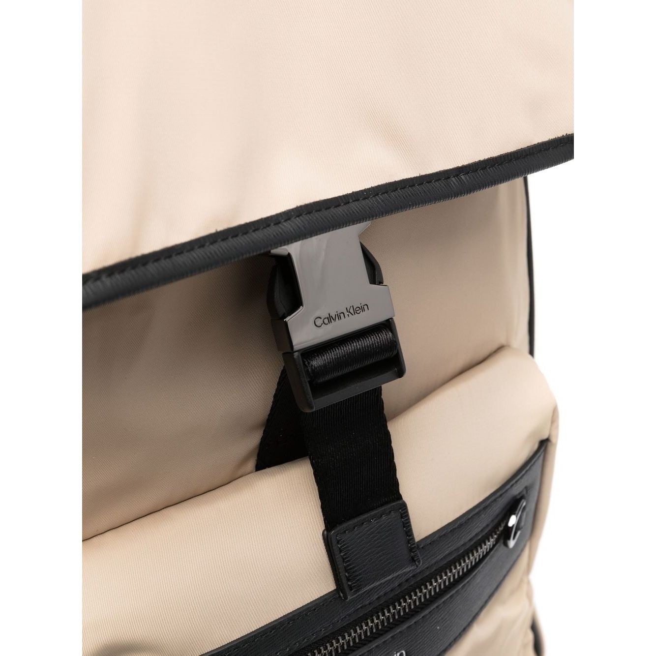 CALVIN KLEIN Kuprinė vyrams, Smėlio, ELEVATED FLAP BP 3