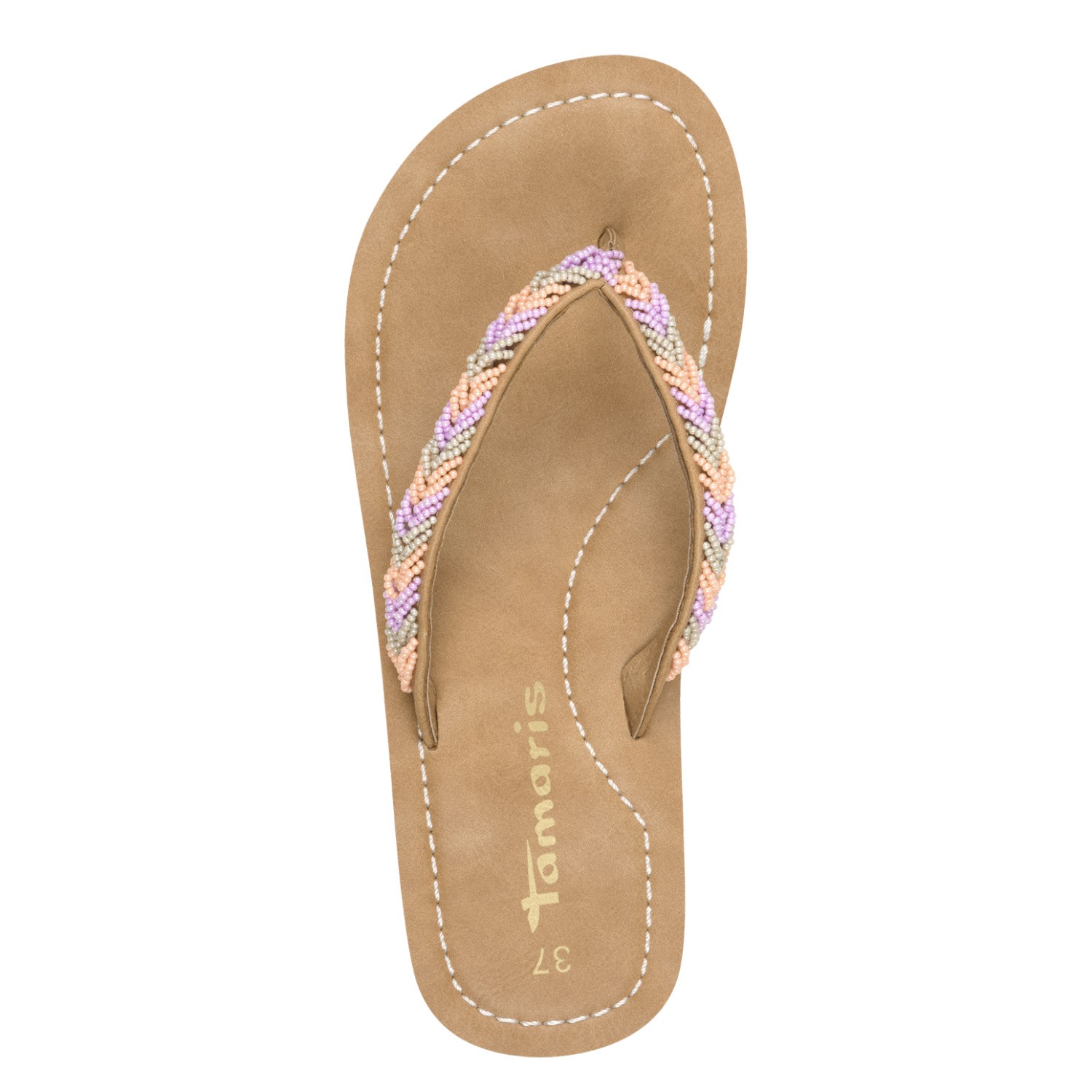 TAMARIS Pliažo šlepetės per pirštą moterims, Oranžinė, Flip-flops 5