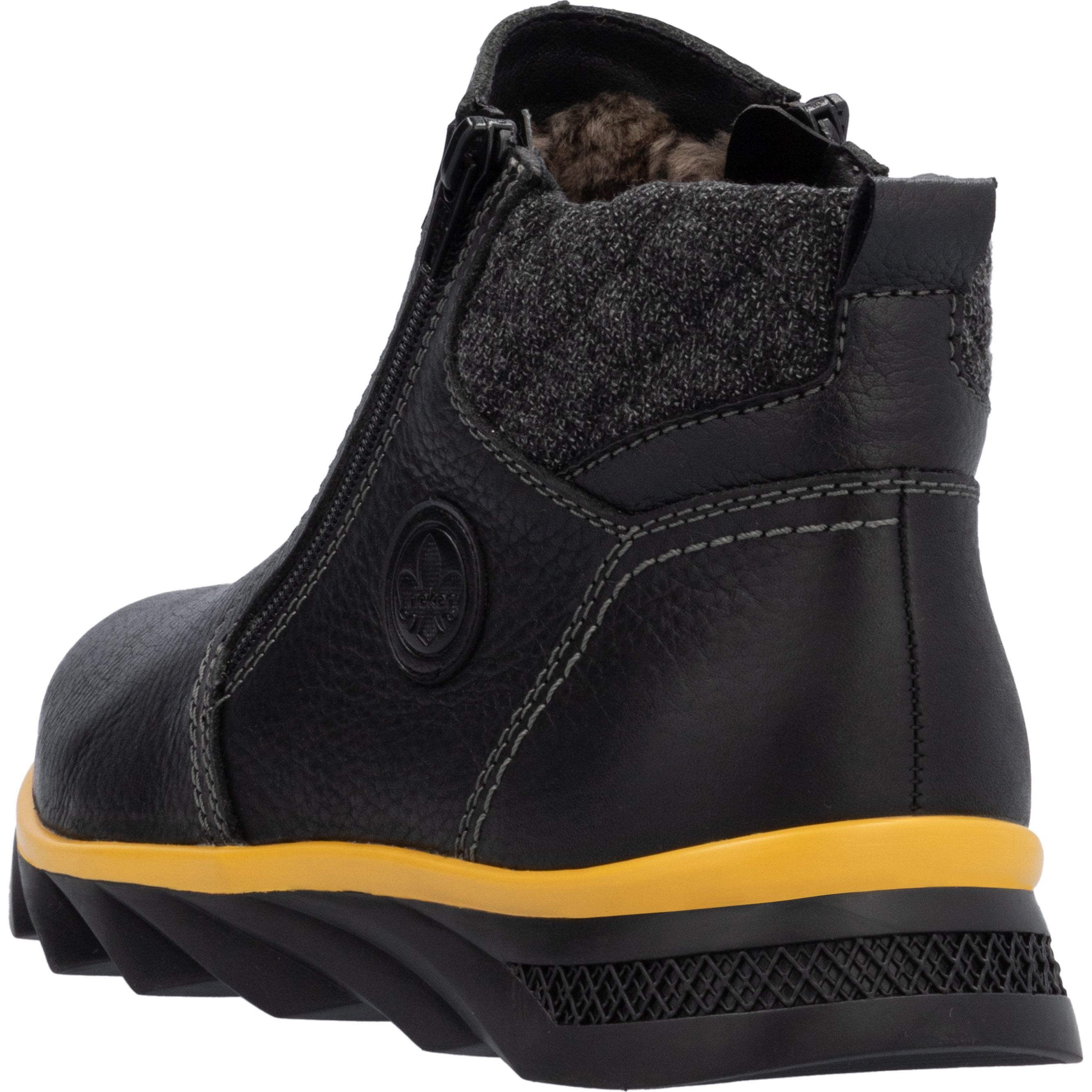 RIEKER Aulinukai vyrams, Juoda, BOOTIES 4