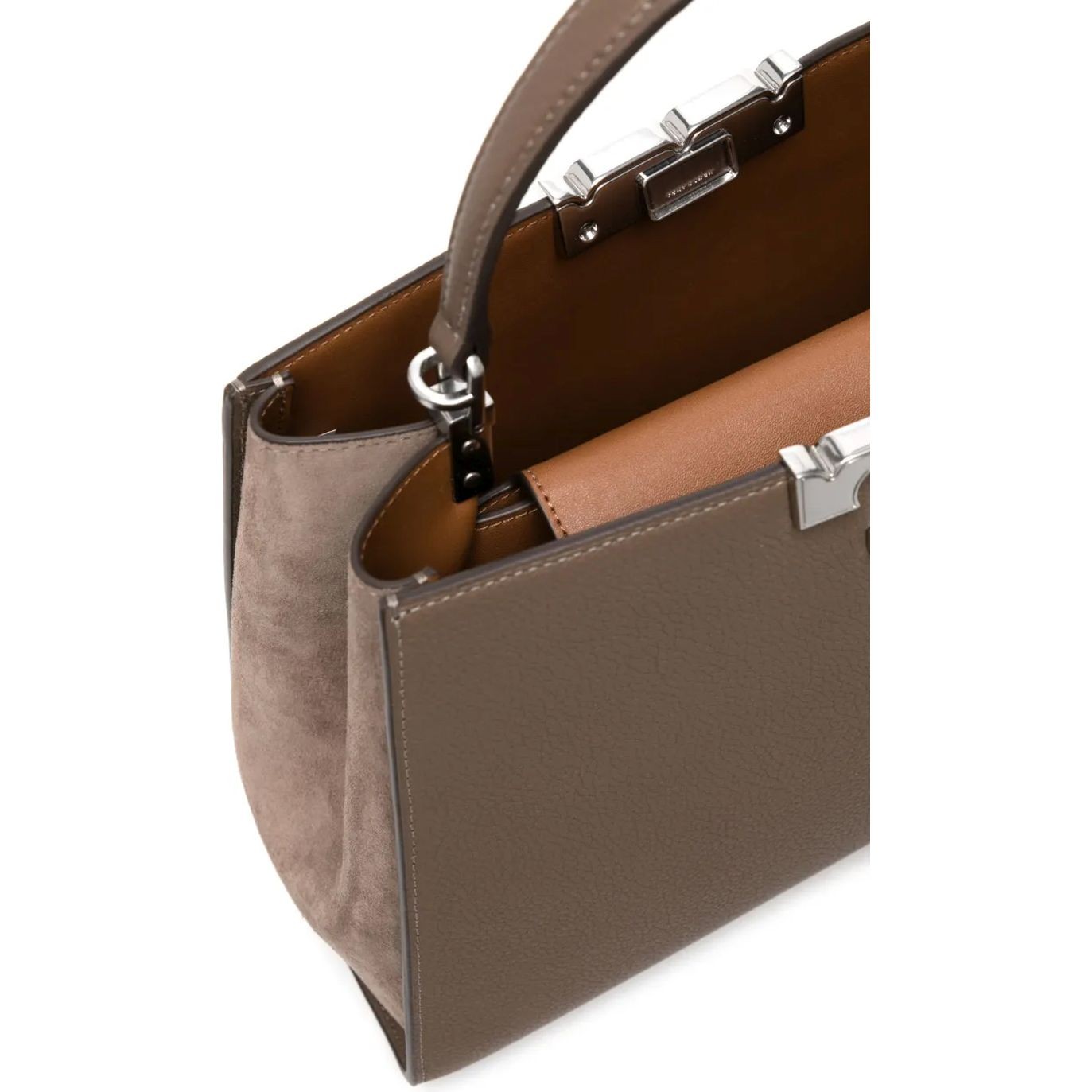 TORY BURCH Pirkinių krepšys moterims, Kūno, Eleanor pebbled satchel 4