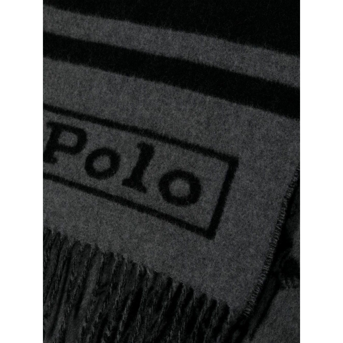 POLO RALPH LAUREN Šalikas vyrams, Juoda, Scarf 3