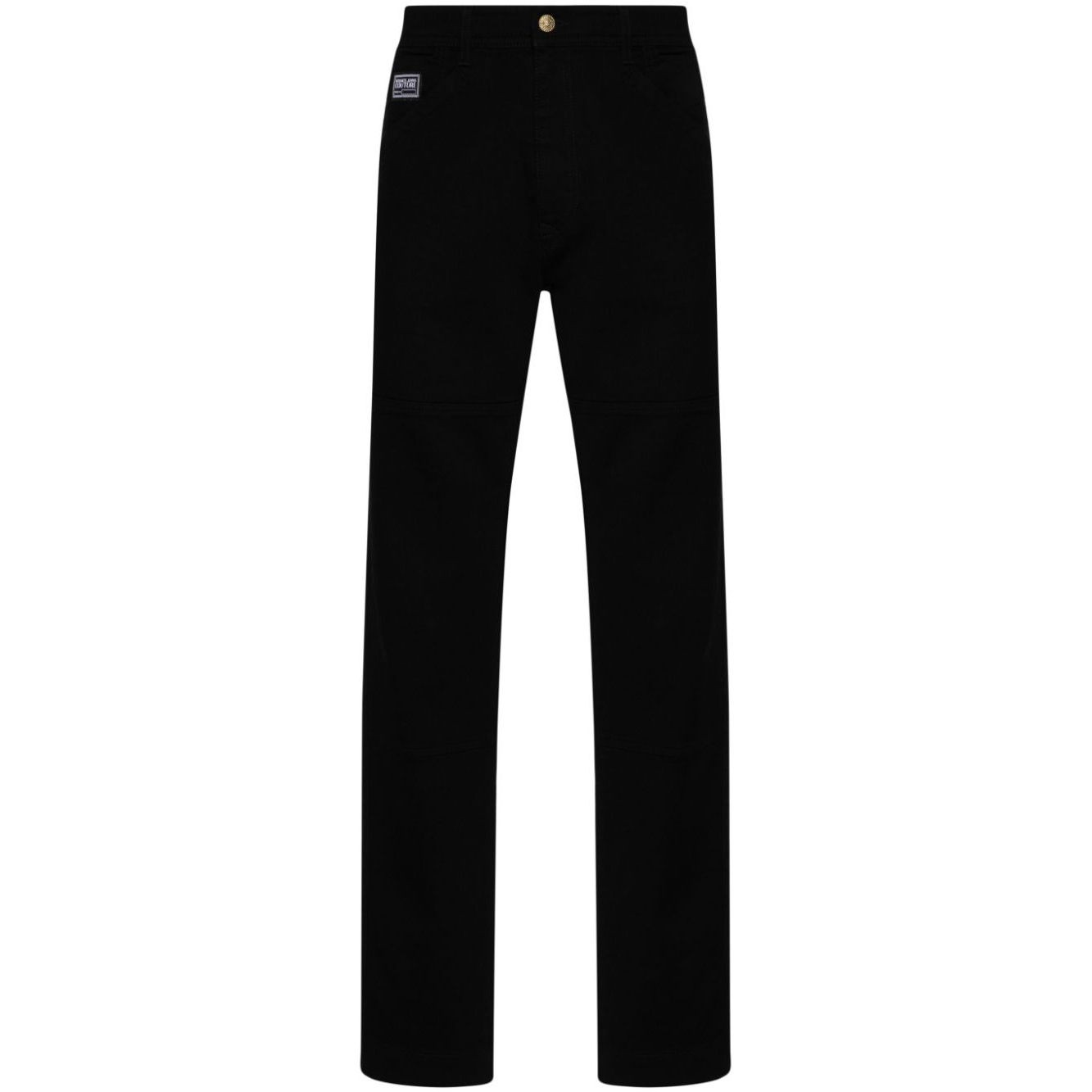 VERSACE JEANS CUTURE Tiesūs džinsai vyrams, Juoda, 5pocket jeans