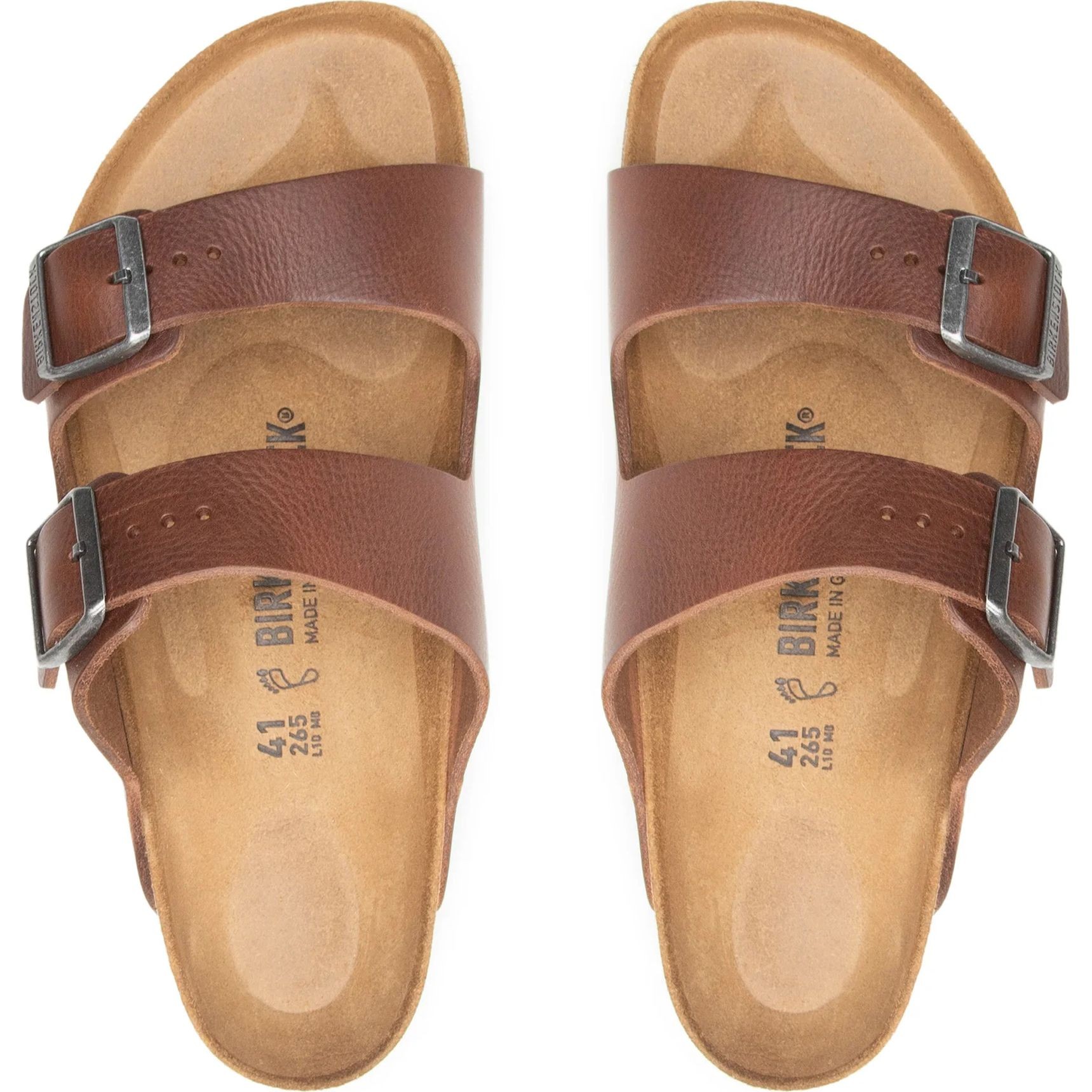 BIRKENSTOCK Šlepetės vyrams, Ruda, Arizona LE Vintage slippers 4