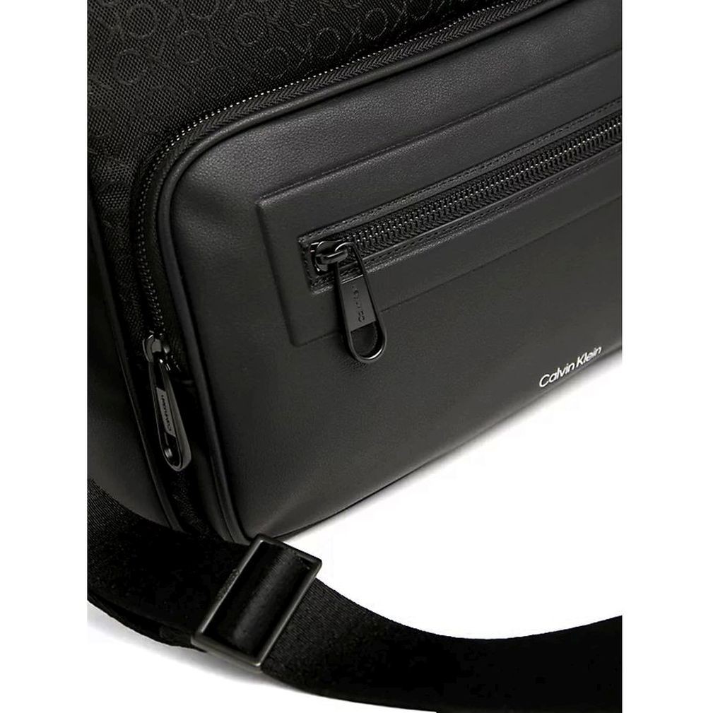 CALVIN KLEIN Rankinė per petį vyrams, Juoda, Elevated messenger 3