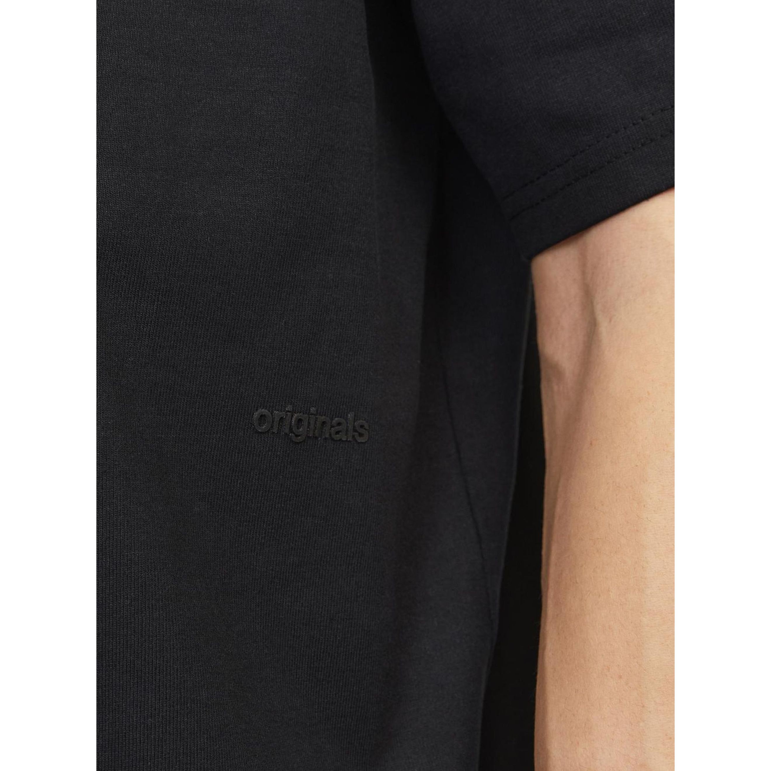 JACK & JONES Marškinėliai vyrams, Juoda, Jorvibe het-shirts 5