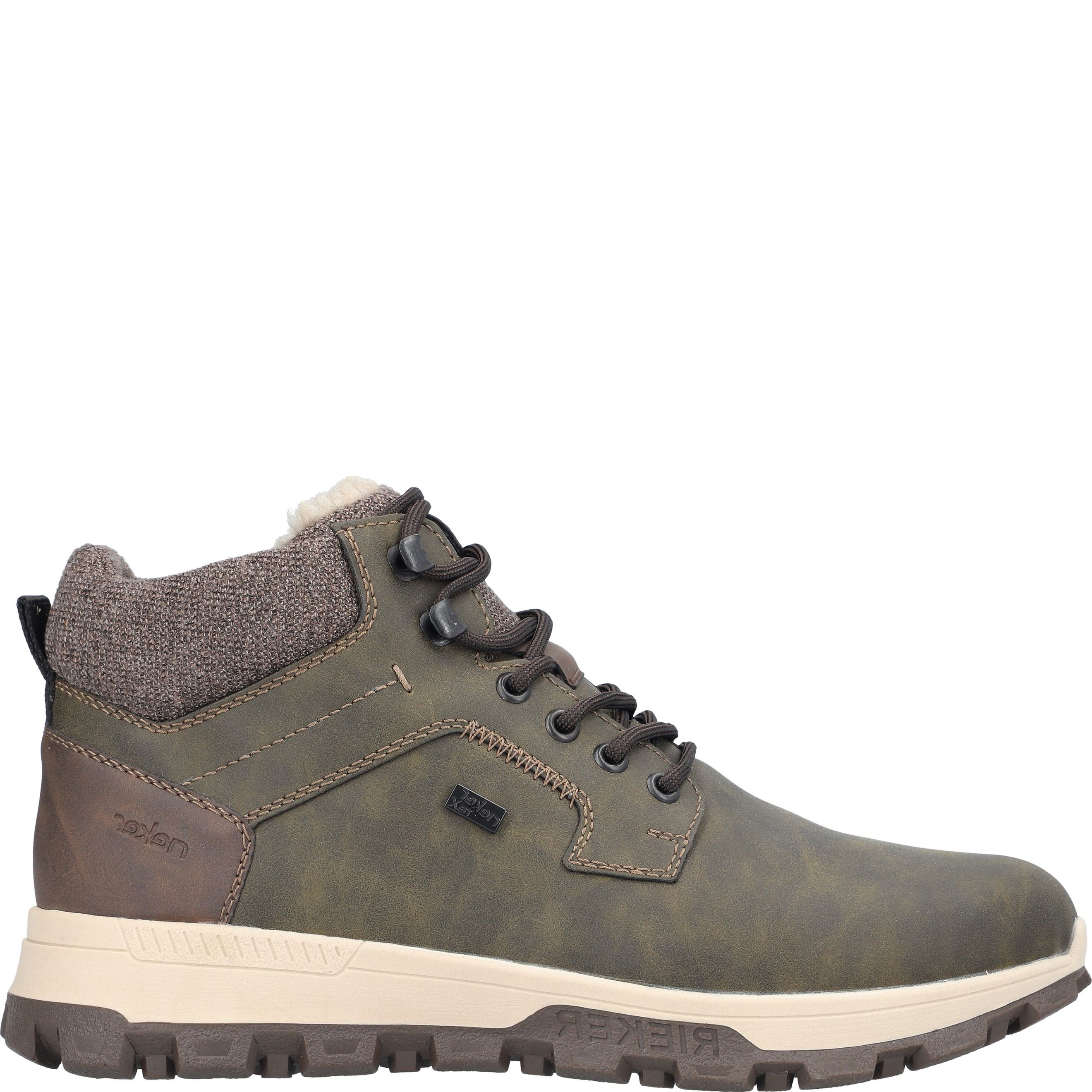 RIEKER Aulinukai vyrams, Žalia, Men's boots 5