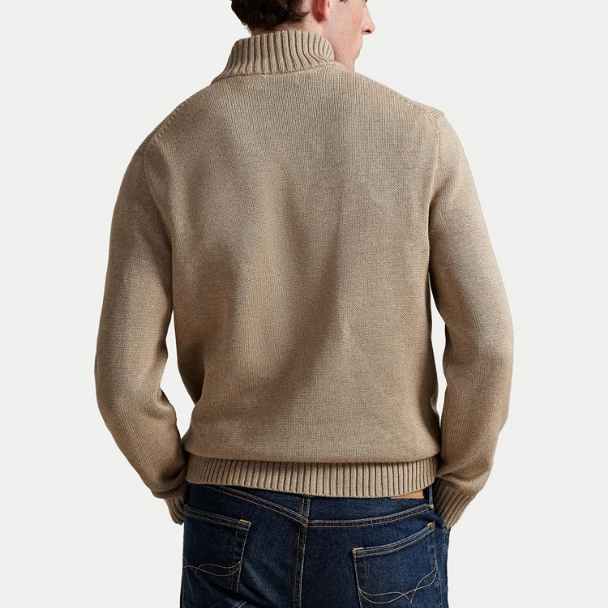 POLO RALPH LAUREN Megztinis vyrams, Ruda, Long sleeve pullover 3