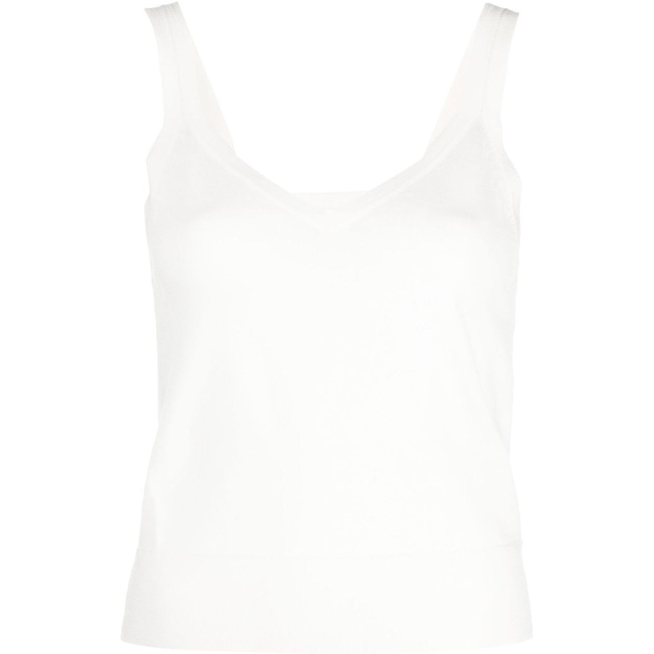 PAROSH Marškiniai be rankovių moterims, Balta, Short sleeve sweater