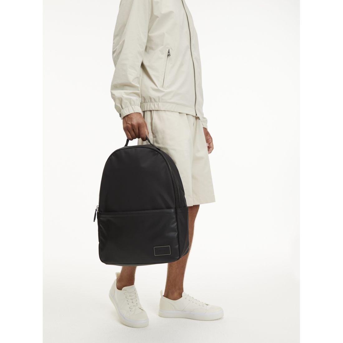 CALVIN KLEIN Kuprinė vyrams, Juoda, Elevated round backpack 4