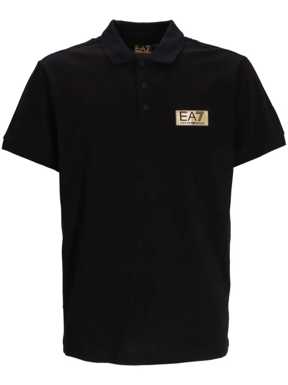 EA7 Polo marškiniai trumpos rank. vyrams, Juoda, Polo shirt