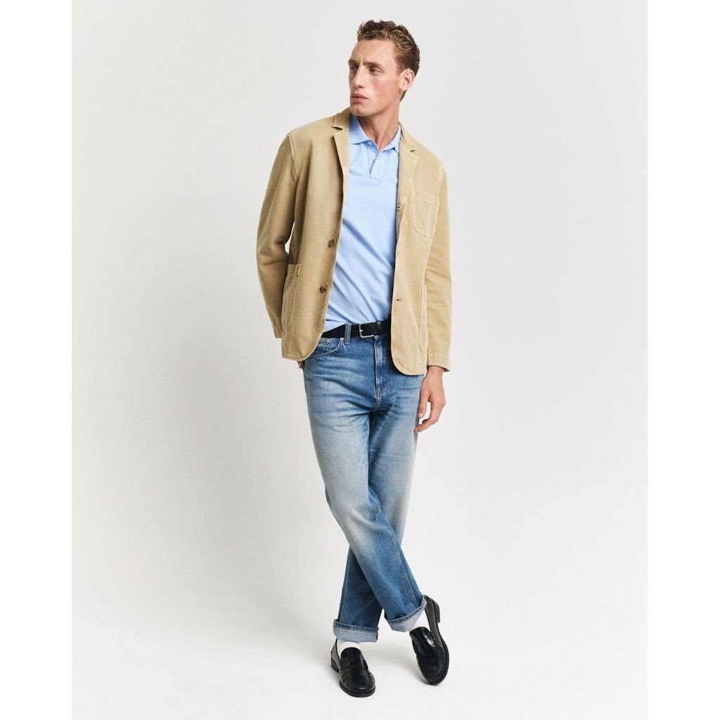 GANT Polo marškiniai trumpos rank. vyrams, Mėlyna 5