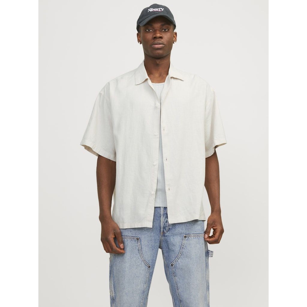 JACK & JONES Marškiniai vyrams, Smėlio, Jorfaro shirts 2