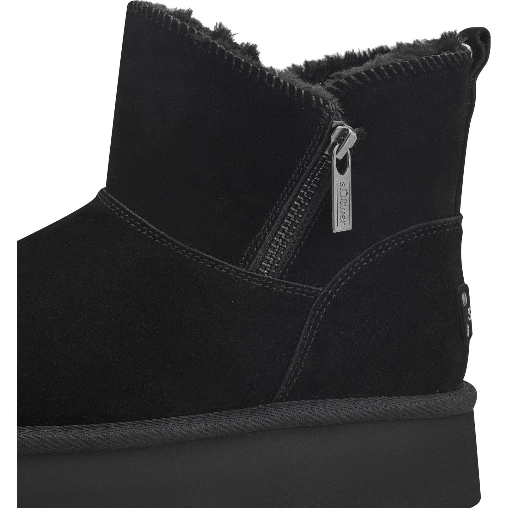 S.OLIVER Aulinukai moterims, Juoda, Booties 6