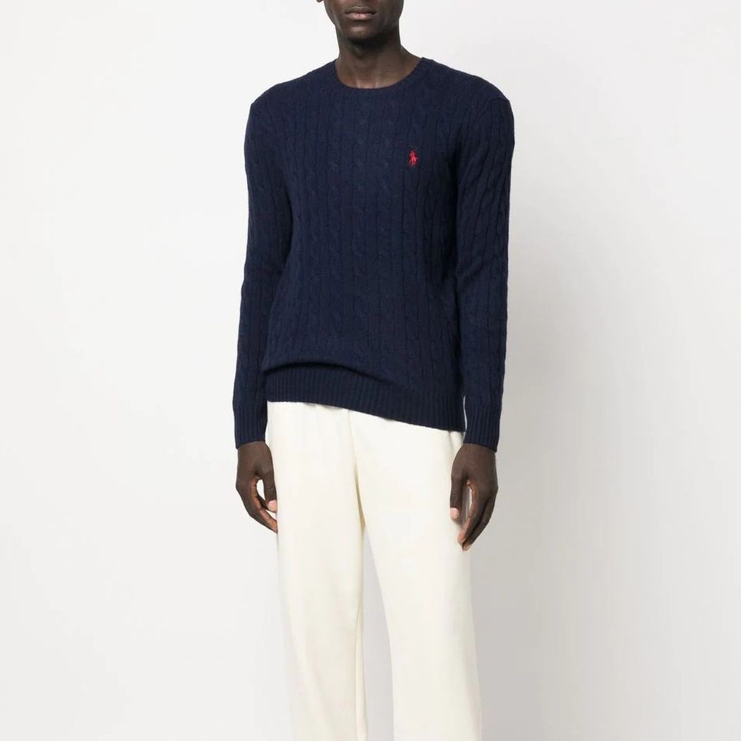 POLO RALPH LAUREN Sportinis nertinis vyrams, Mėlyna, Long sleeve pullover 1