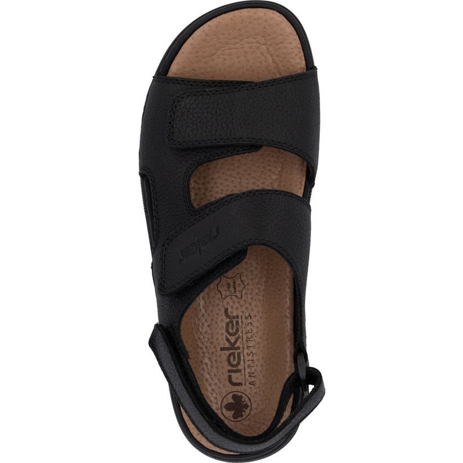 RIEKER Basutės vyrams, Juoda, Sandals 5