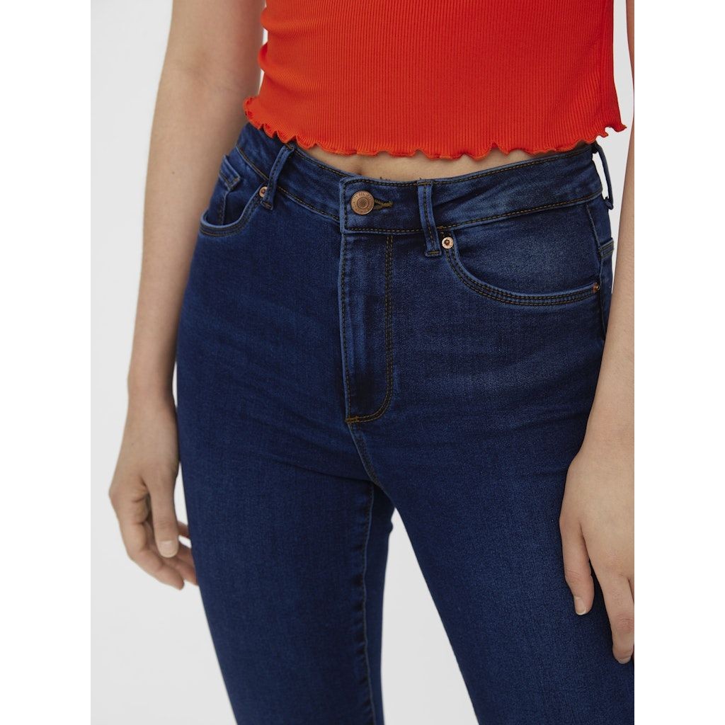 VERO MODA Slim džinsai moterims, Mėlyna, VMSOPHIA HR SKINNY J 4
