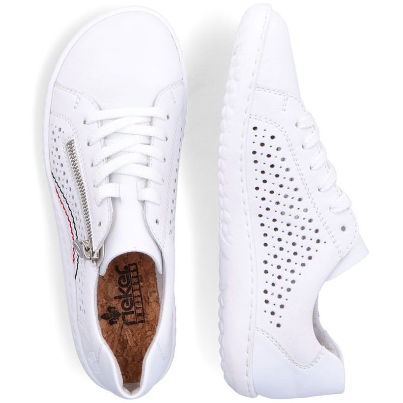 RIEKER Laisvalaikio bateliai moterims, Balta, LEISURE 12