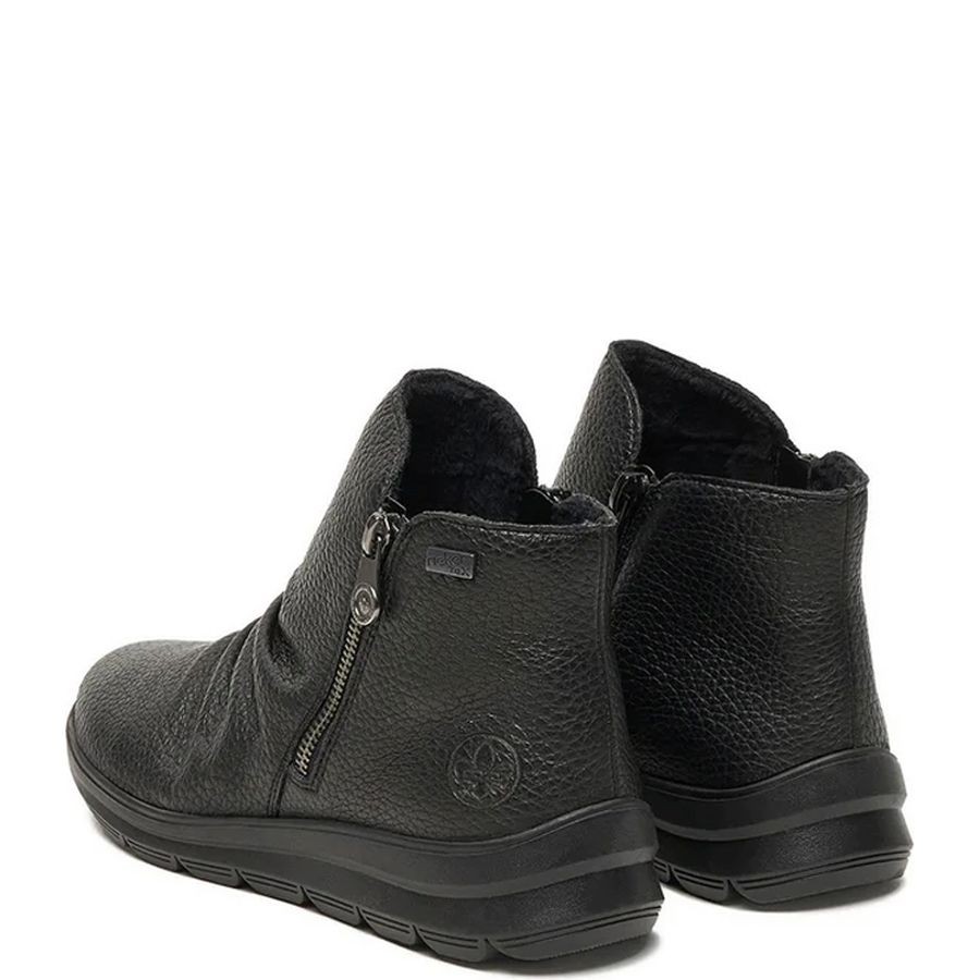 RIEKER Aulinukai moterims, Juoda, Booties 4