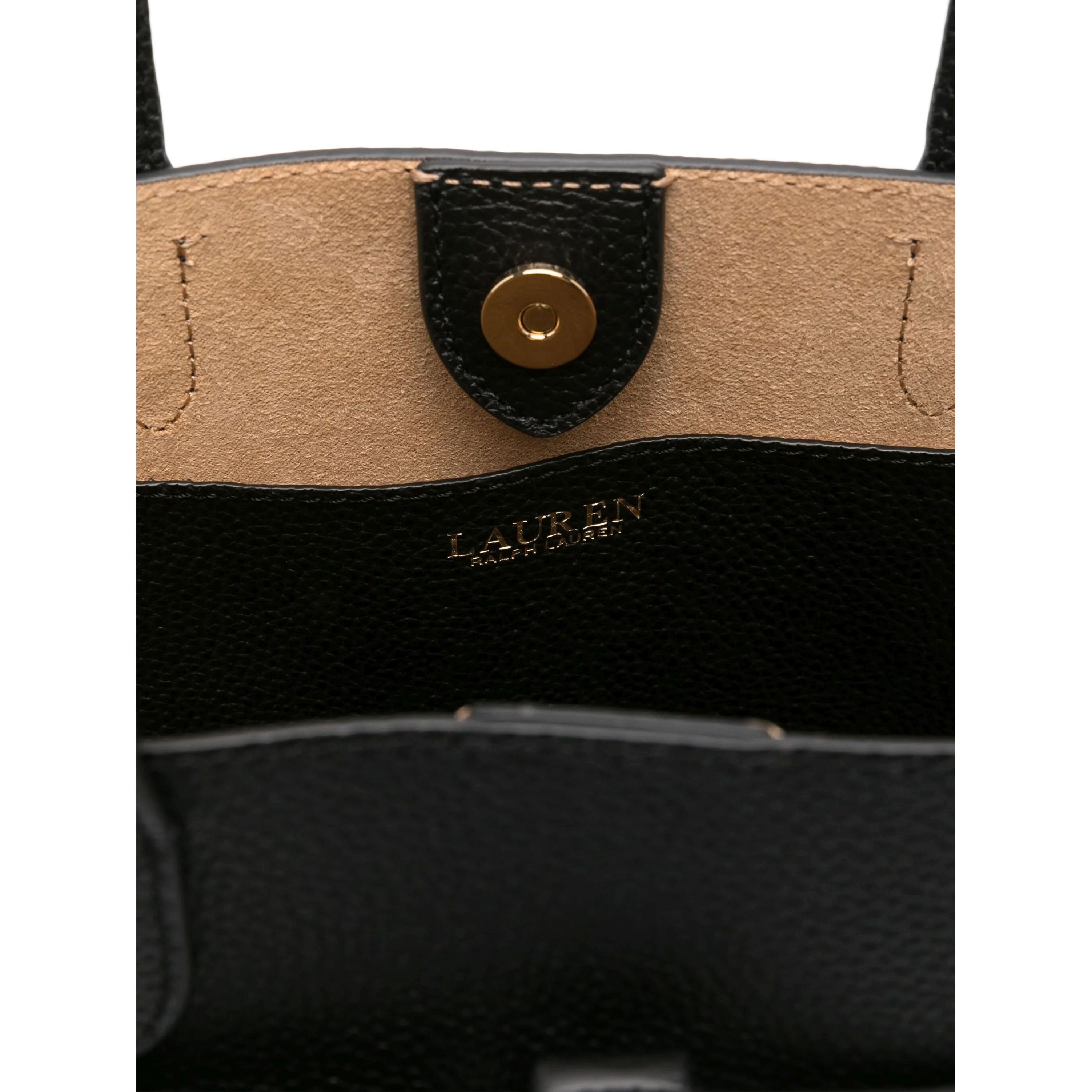 LAUREN RALPH LAUREN Pirkinių krepšys moterims, Juoda, Cmryn sm shp tote small 4