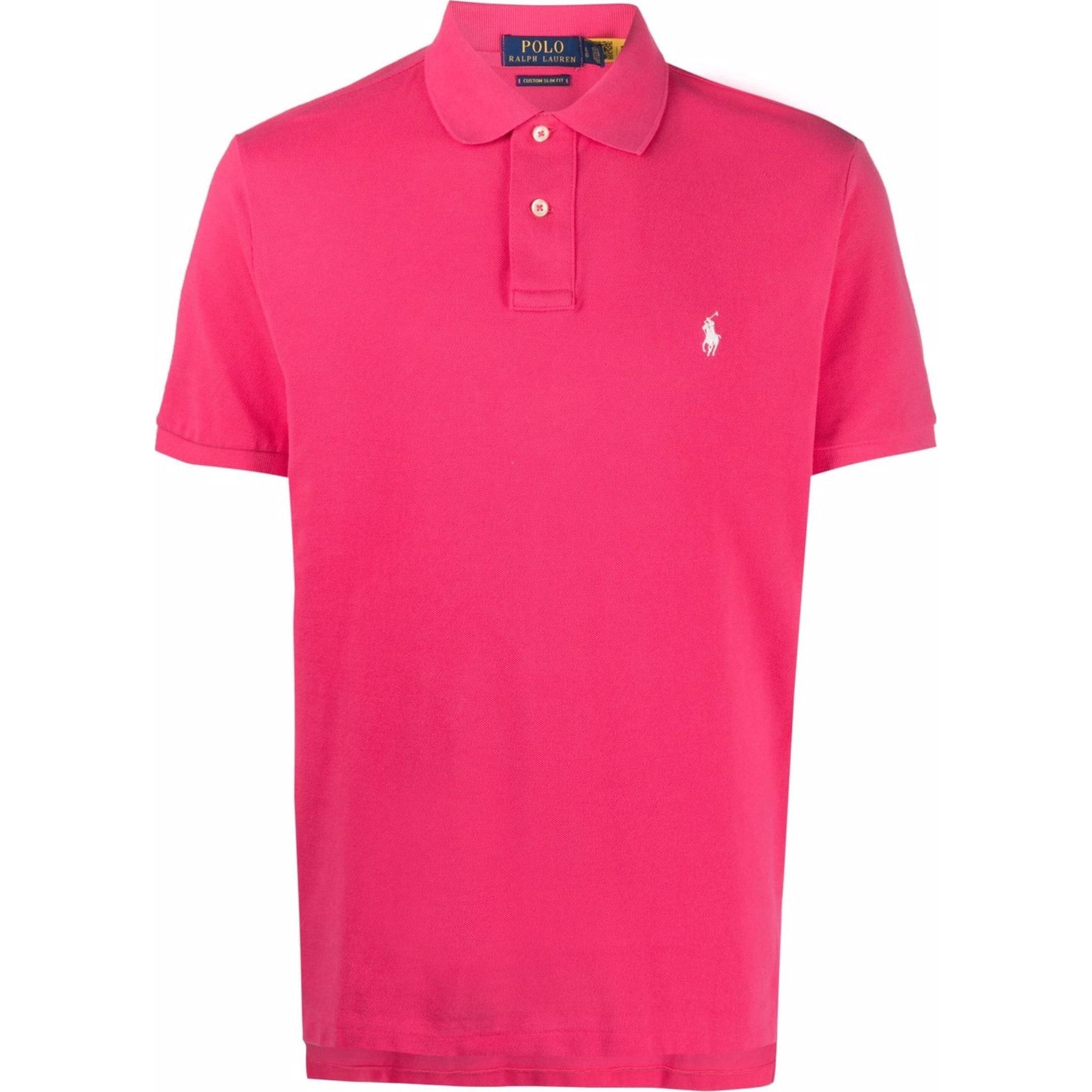 POLO RALPH LAUREN Polo marškiniai trumpos rank. vyrams, Rožinė, Polo shirt 1