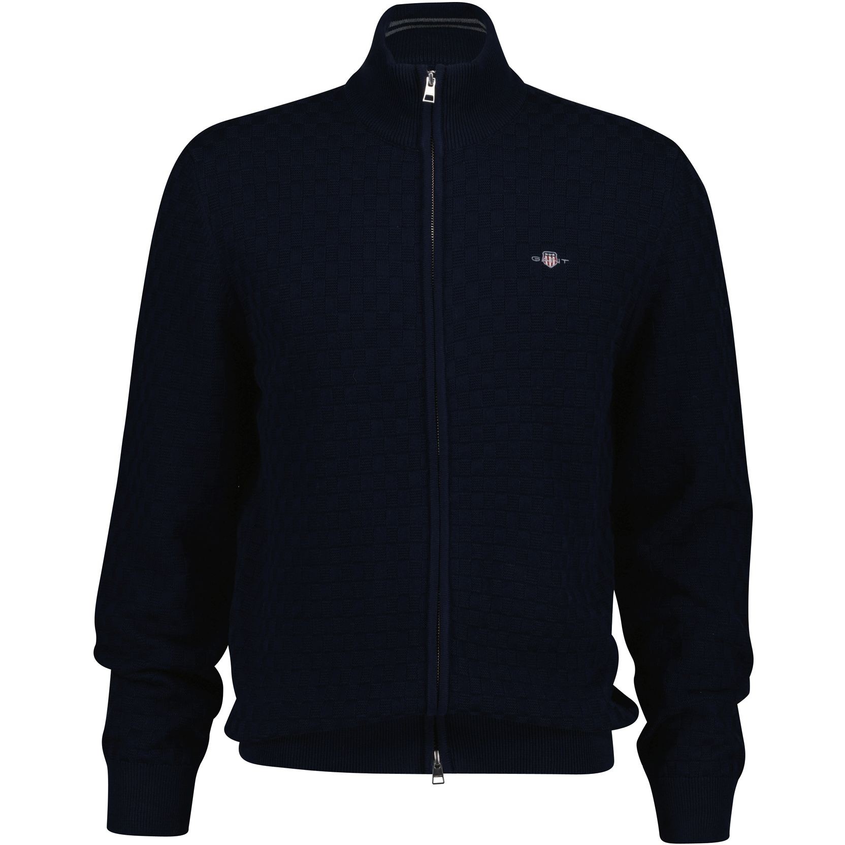 GANT Džemperis vyrams, Mėlyna, micro texture fz 1