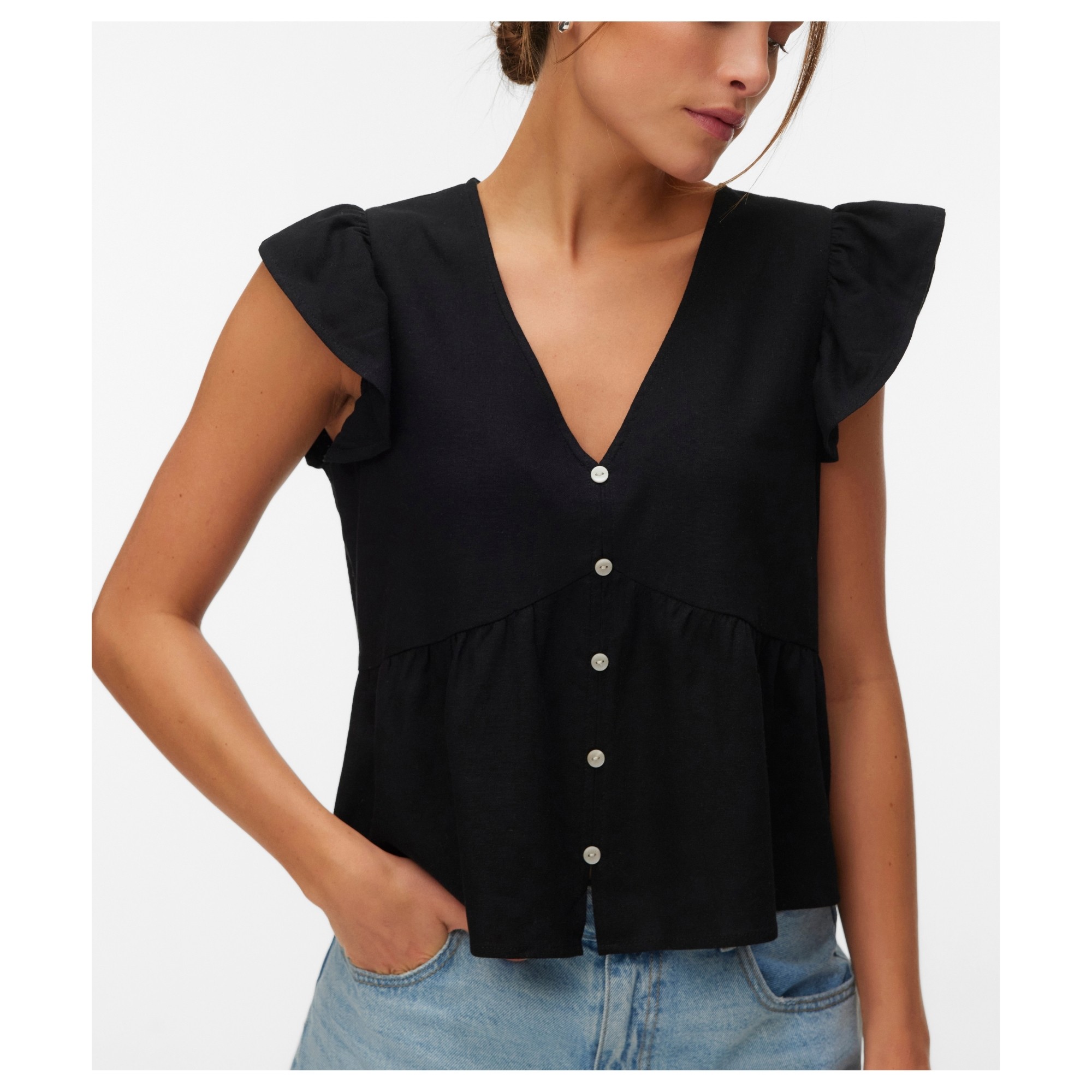 VERO MODA Palaidinės moterims, Juoda, Mymilo 3