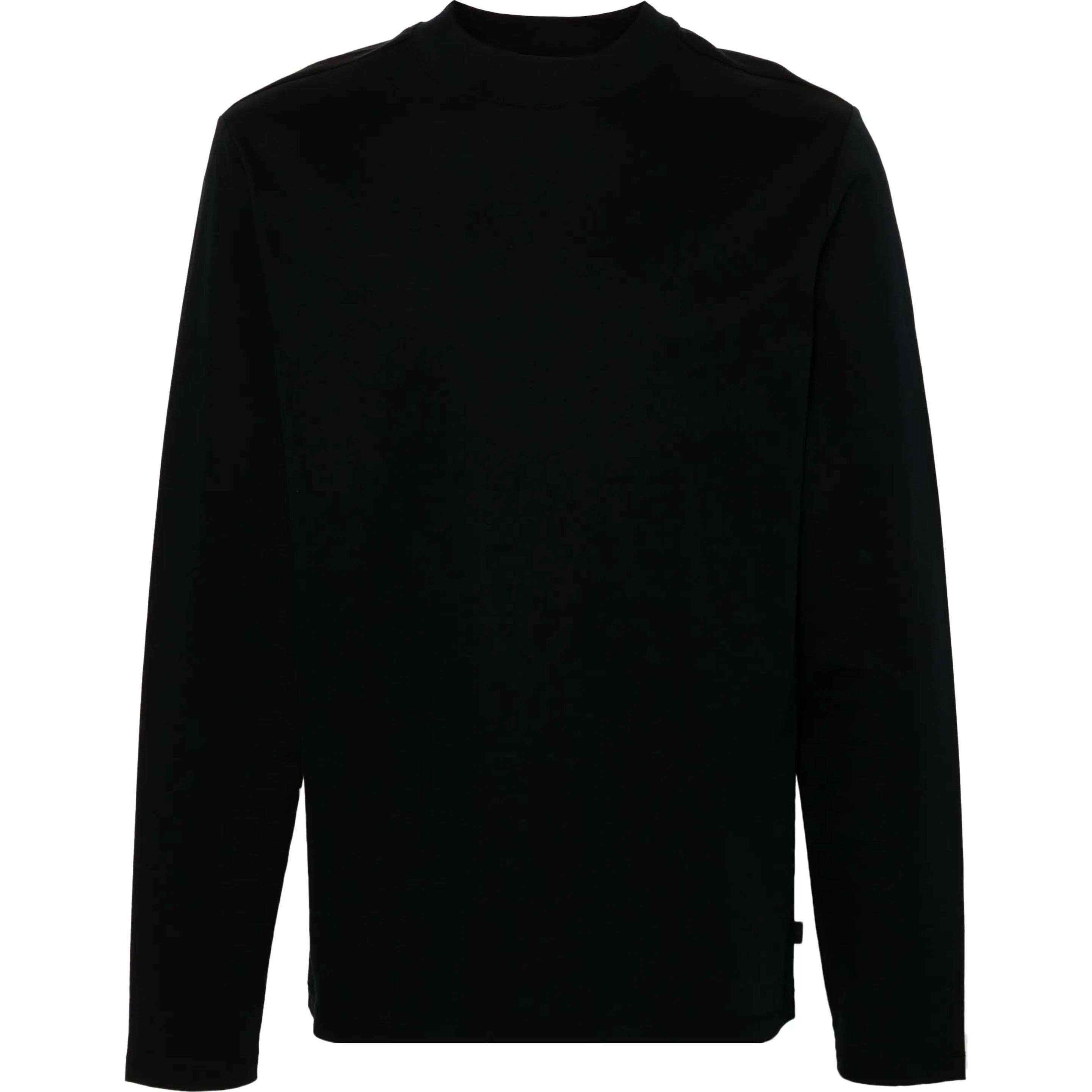 J.LINDEBERG Marškinėliai ilgom. rankovėmis vyrams, Juoda, Ace mock neck ls t-shirt