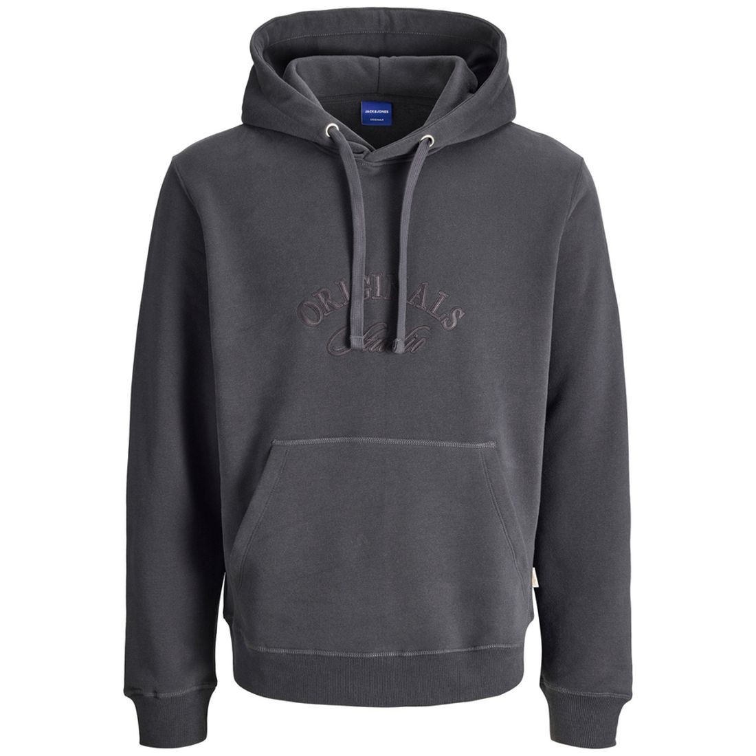JACK & JONES Džemperis vyrams, Gray, Bleecker branding sweat hood